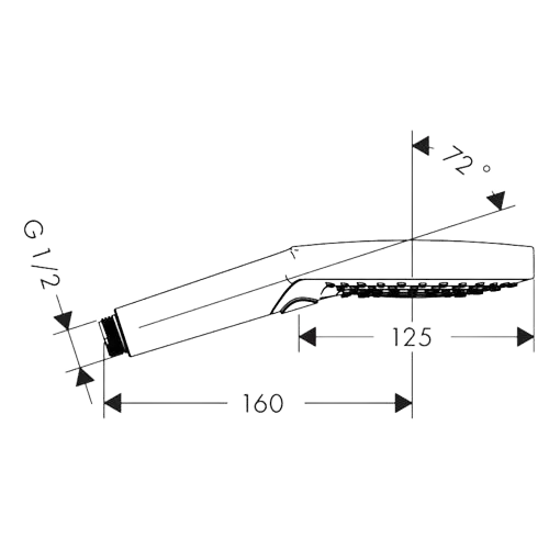 Hansgrohe_Raindance_select_s_120_3_jets_dimensions
